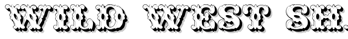 Wild West Shadow font